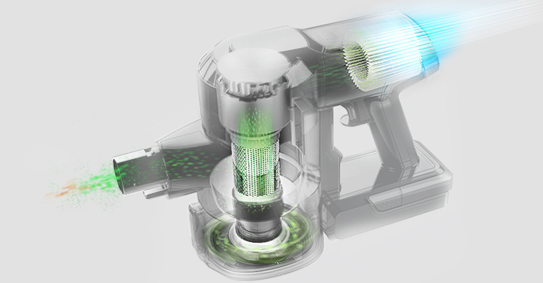 4 stages fully-sealed filtration system